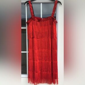 Suit yourself costume , woman beaded flapper dress